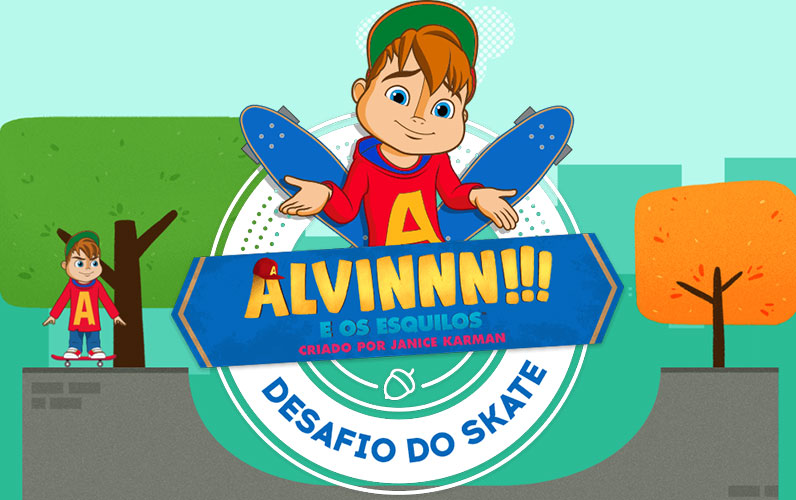 Alvin e o Desafio do Skate - Jogos Online